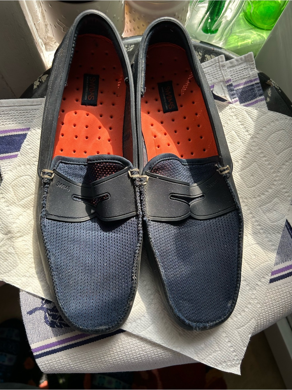 Swims Men's Navy Slip-On Loafers
